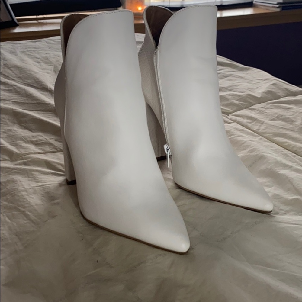 Laura’s Boutique white booties